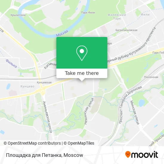 Площадка для Петанка map