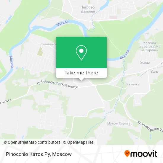Pinocchio Каток.Ру map