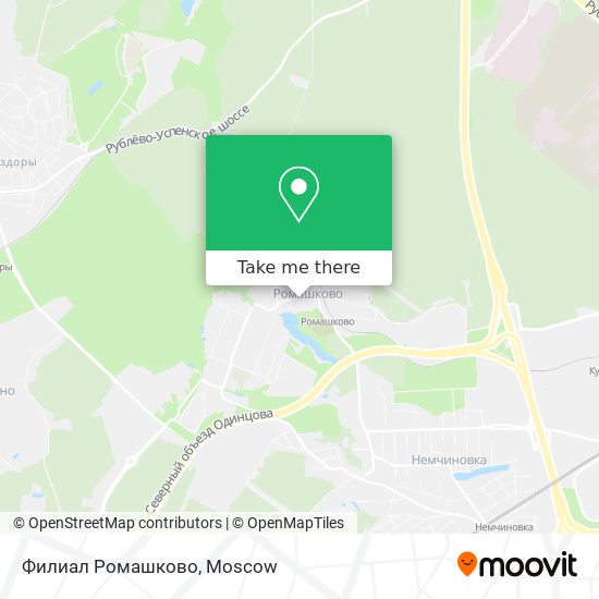 Филиал Ромашково map
