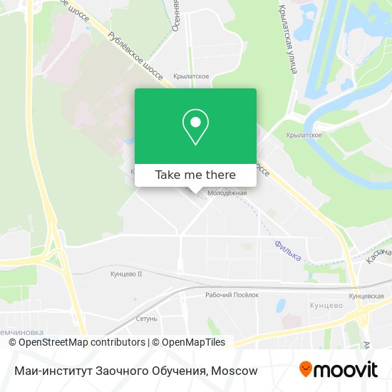 Маи-институт Заочного Обучения map