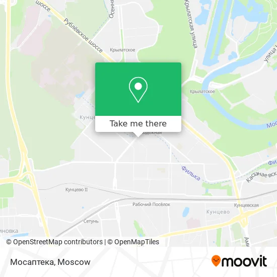 Мосаптека map