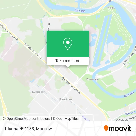 Школа № 1133 map