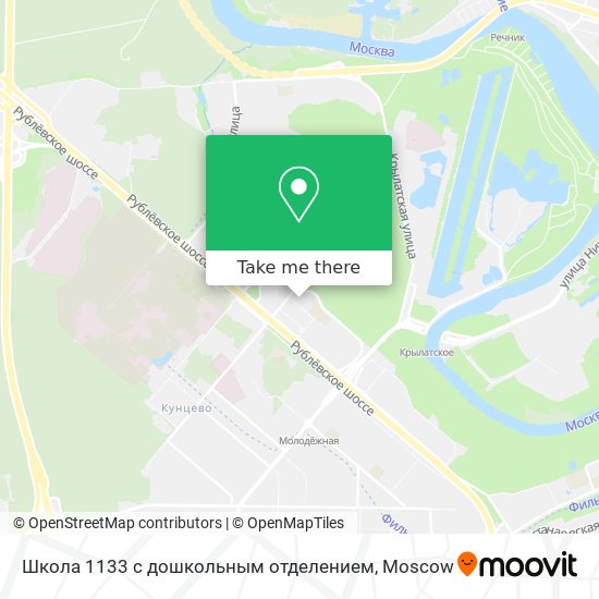 Школа 1133 с дошкольным отделением map