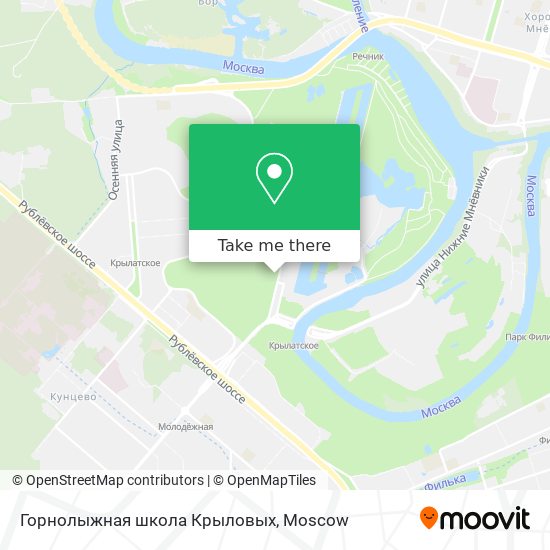 Горнолыжная школа Крыловых map