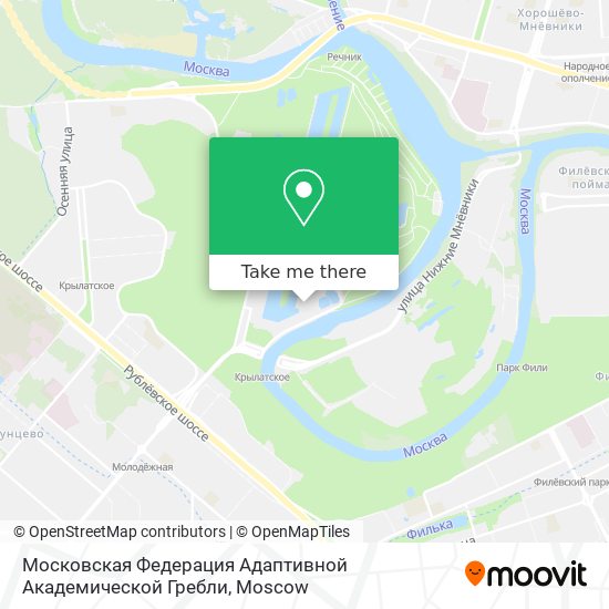 Московская Федерация Адаптивной Академической Гребли map