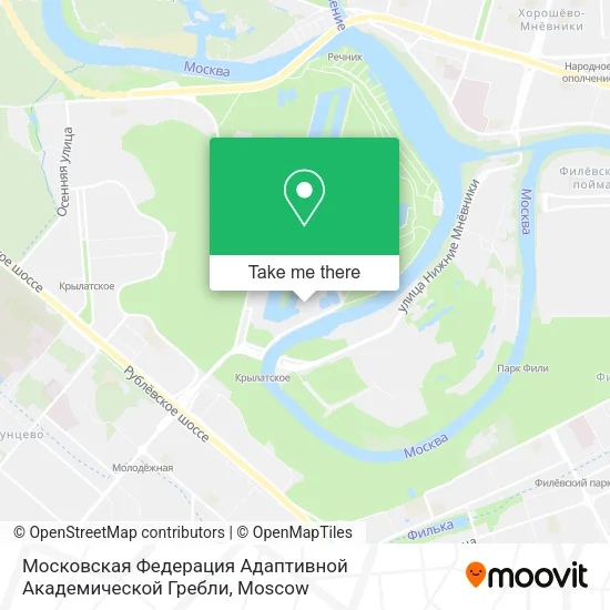 Московская Федерация Адаптивной Академической Гребли map