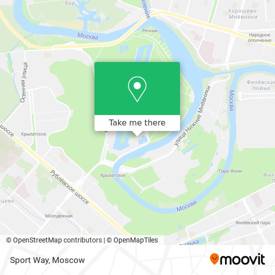 Sport Way map