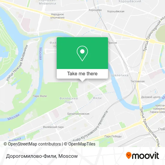 Дорогомилово-Фили map