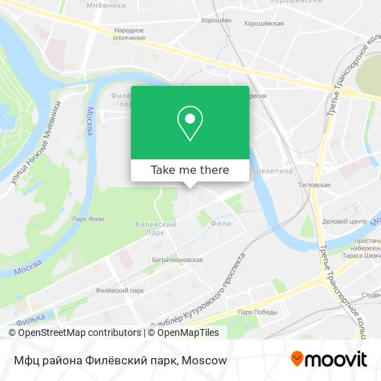 Мфц района Филёвский парк map