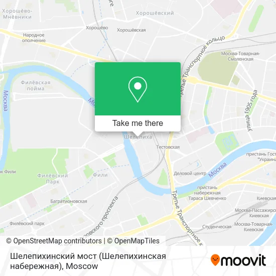 Шелепихинский мост (Шелепихинская набережная) map