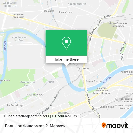 Большая Филевская 2 map
