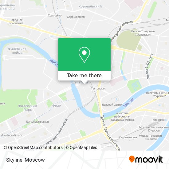 Skyline map