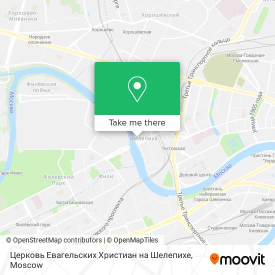 Церковь Евагельских Христиан на Шелепихе map