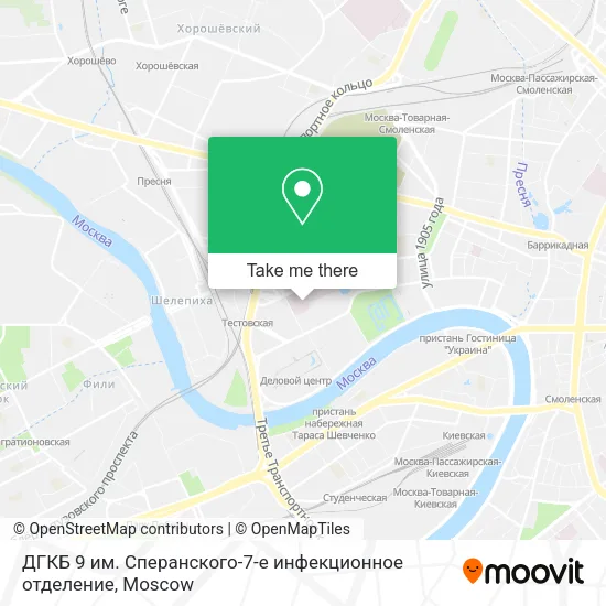 ДГКБ 9 им. Сперанского-7-е инфекционное отделение map