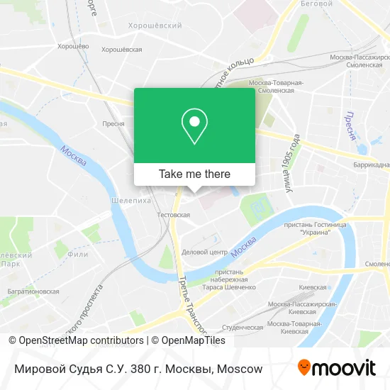 Мировой Судья С.У. 380 г. Москвы map