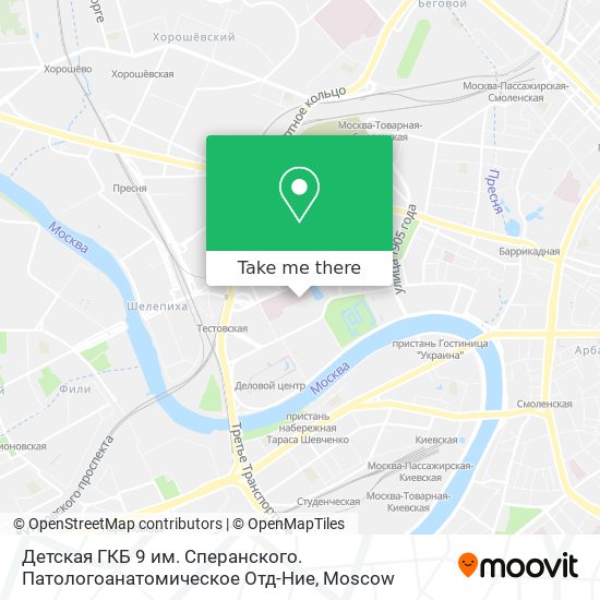 Детская ГКБ 9 им. Сперанского. Патологоанатомическое Отд-Ние map