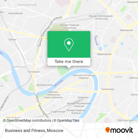 Business and Fitness map