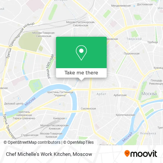 Chef Michelle's Work Kitchen map