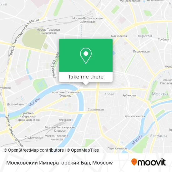 Московский Императорский Бал map