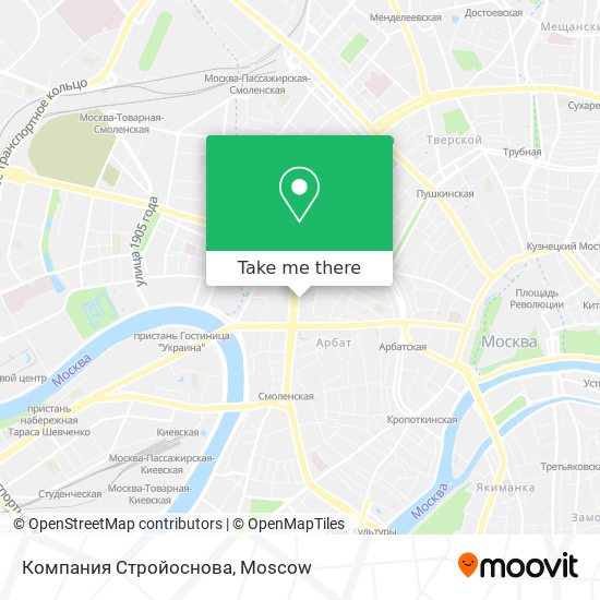 Компания Стройоснова map