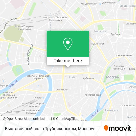 Выставочный зал в Трубниковском map