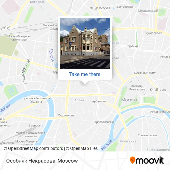 Особняк Некрасова map