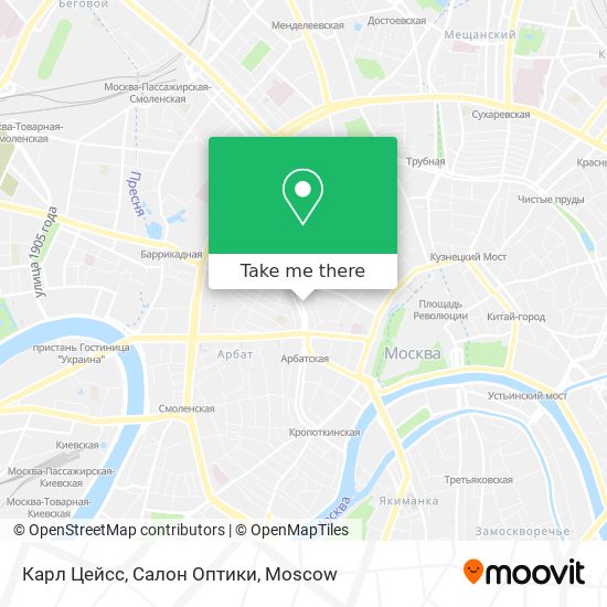 Карл Цейсс, Салон Оптики map