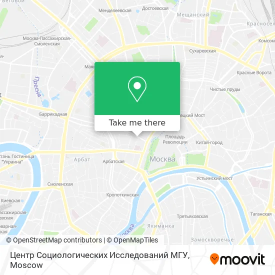 Центр Социологических Исследований МГУ map