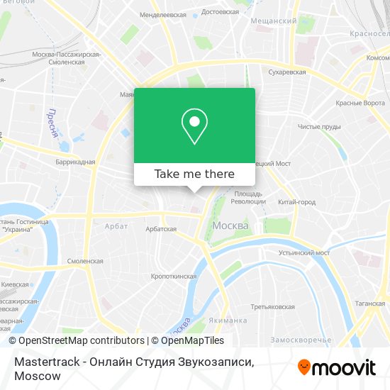 Mastertrack - Онлайн Студия Звукозаписи map