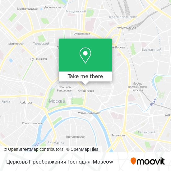 Церковь Преображения Господня map