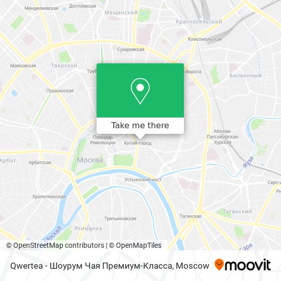 Qwertea - Шоурум Чая Премиум-Класса map