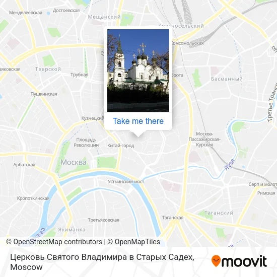 Церковь Святого Владимира в Старых Садех map