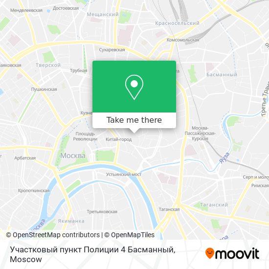 Участковый пункт Полиции 4 Басманный map