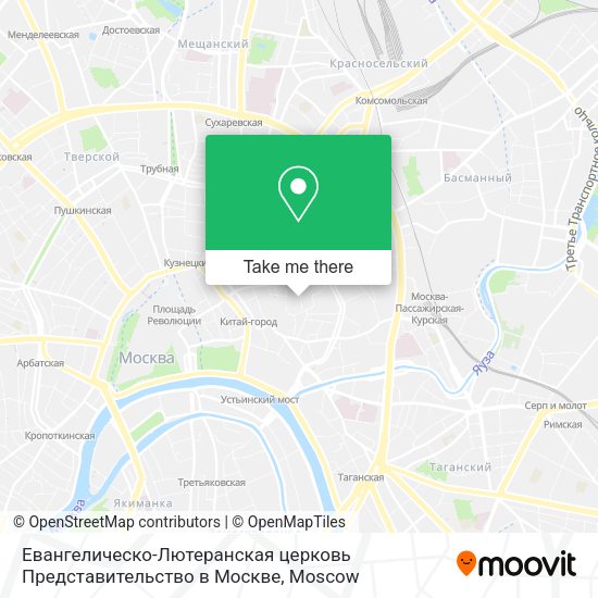 Евангелическо-Лютеранская церковь Представительство в Москве map