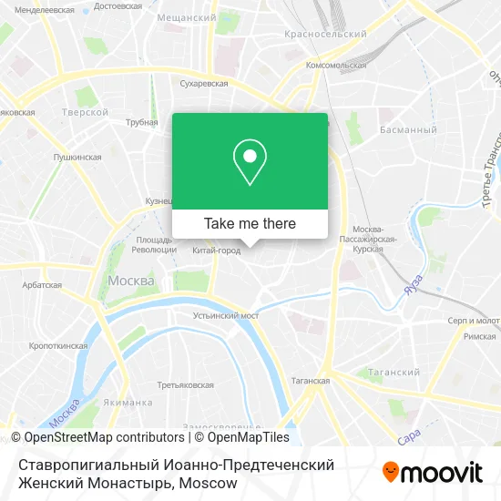 Ставропигиальный Иоанно-Предтеченский Женский Монастырь map