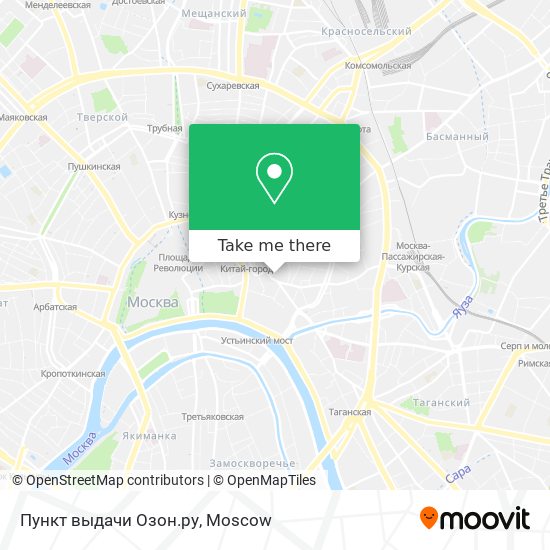 Пункт выдачи Озон.ру map