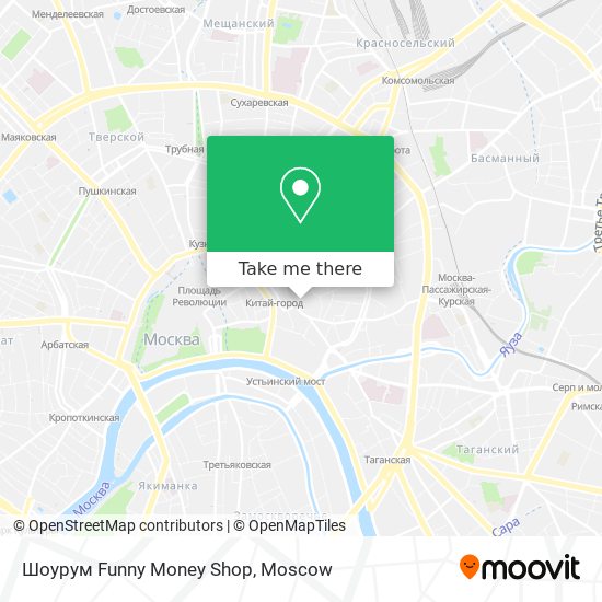 Шоурум Funny Money Shop map