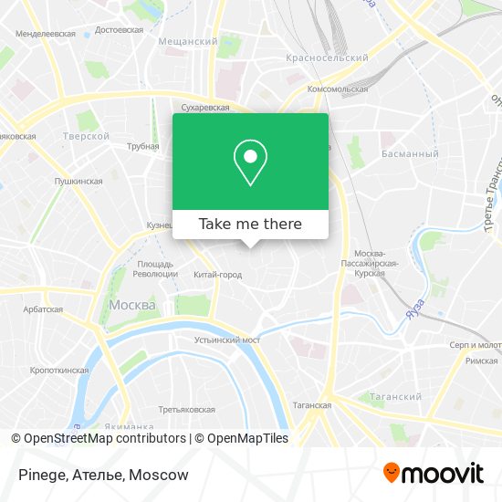 Pinege, Ателье map