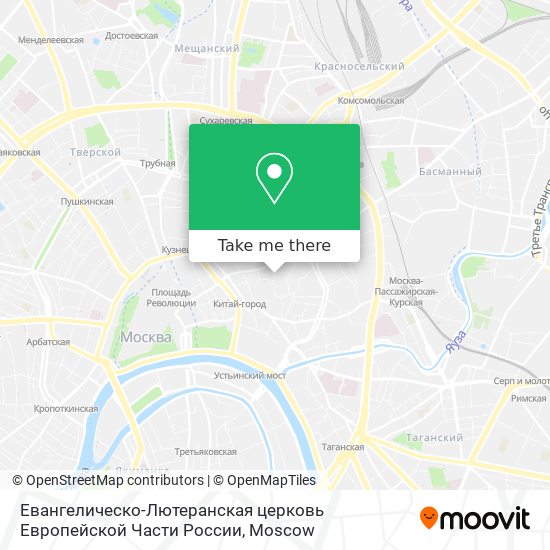 Евангелическо-Лютеранская церковь Европейской Части России map