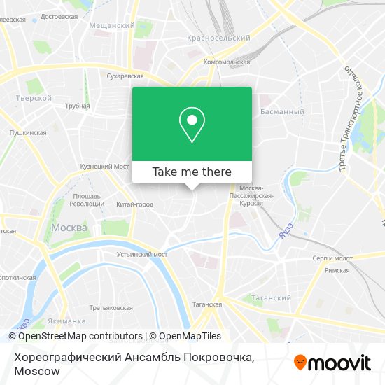 Хореографический Ансамбль Покровочка map