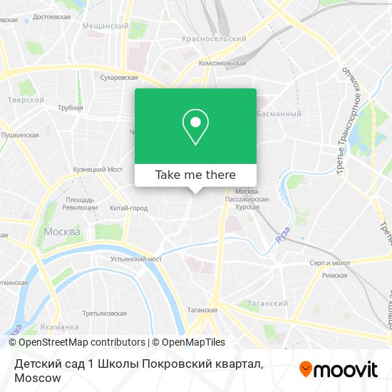 Детский сад 1 Школы Покровский квартал map