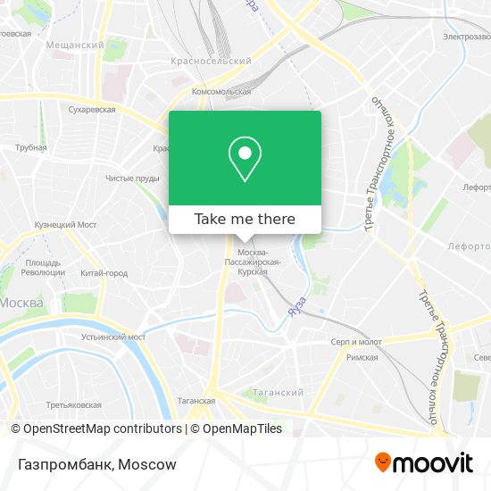 Газпромбанк map