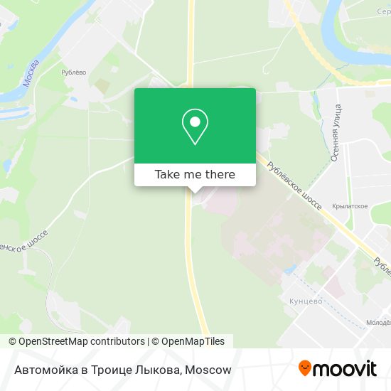 Автомойка в Троице Лыкова map