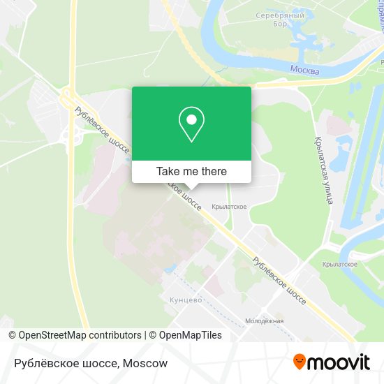Рублёвское шоссе map