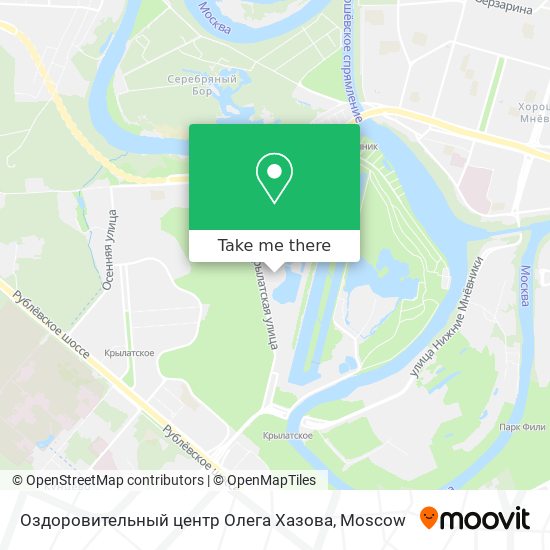 Оздоровительный центр Олега Хазова map