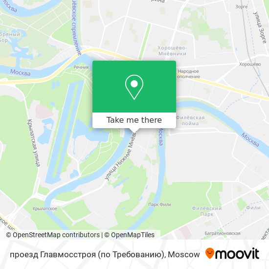 проезд Главмосстроя (по Требованию) map