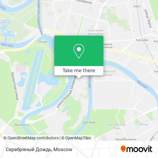 Серебряный Дождь map