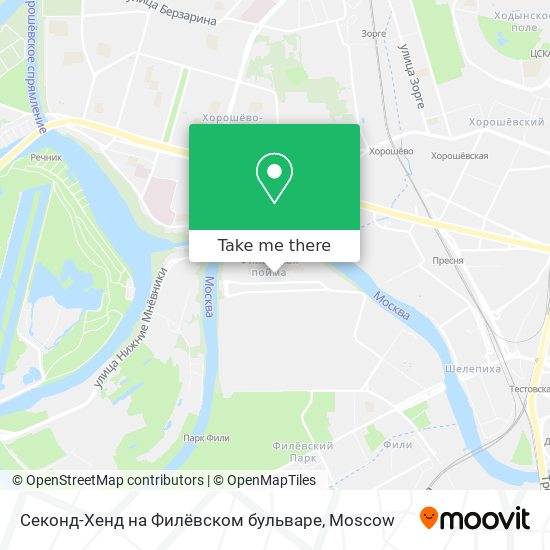 Секонд-Хенд на Филёвском бульваре map