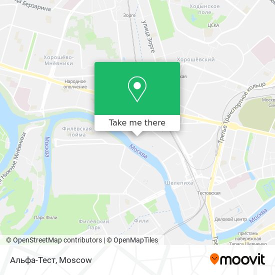 Альфа-Тест map