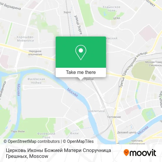 Церковь Иконы Божией Матери Споручница Грешных map